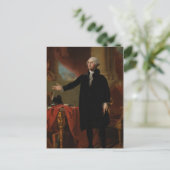 Carte Postale George Washington - Gilbert Stuart (1797) (Debout devant)