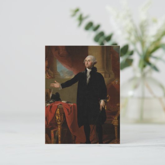 Carte Postale George Washington - Gilbert Stuart (1797) (Debout devant)