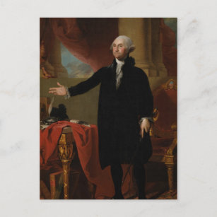 Carte Postale George Washington - Gilbert Stuart (1797)