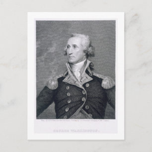 Carte Postale George Washington, gravé par Asher Brown Durand