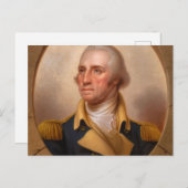 Carte Postale George Washington, la probabilité nationale standa (Devant / Derrière)