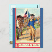 Carte Postale George Washington Patriotique (Devant / Derrière)