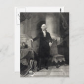 Carte postale George Washington Portrait (Devant / Derrière)