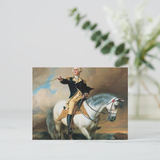 Carte Postale George Washington Taking (Debout devant)