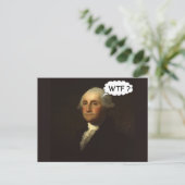 Carte Postale George Washington tourne dans sa tombe (Debout devant)