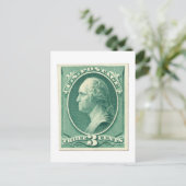Carte Postale George Washington Trois cents Pot américain (Debout devant)