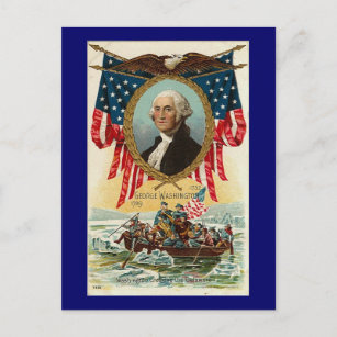 Carte Postale George Washington Vintage Americana