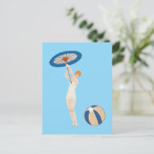 Carte Postale Georges Barbier Au Lido 1924 Illustration de mode (Debout devant)