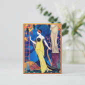 Carte Postale Georges Barbier - Couverture du magazine Les Modes (Debout devant)