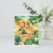 Carte Postale Georges Braque - Viaduc de l'Estaque Peinture (Debout devant)