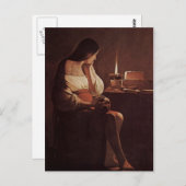 Carte Postale Georges de La Tour Art (Devant / Derrière)