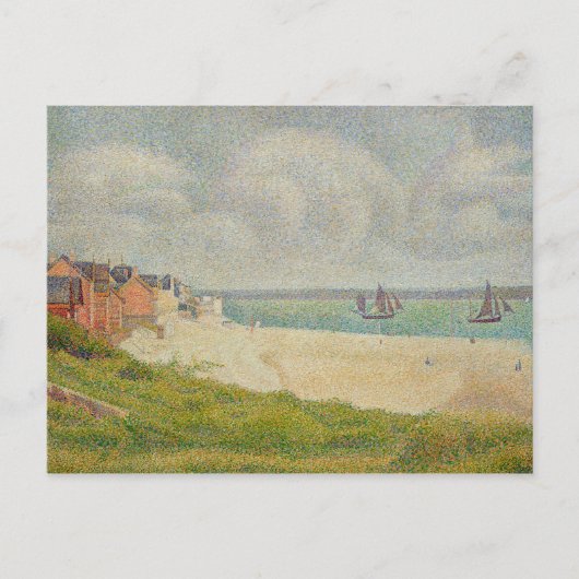 Carte Postale Georges Pierre Seurat | Le Crotoy regarde en amont (Devant)