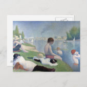 Carte Postale Georges Seurat aux Asnières (Devant / Derrière)