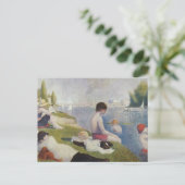 Carte Postale Georges Seurat - Baignades aux Asnières (Debout devant)