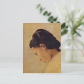 Carte Postale Georges Seurat - Chef d'une fille (Debout devant)
