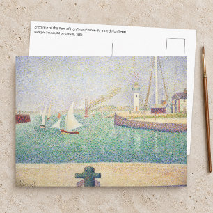 Carte Postale Georges Seurat - Entrée du port d'Honfleur