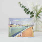 Carte Postale Georges Seurat Le canal des Gravelines, Petit Fo (Debout devant)