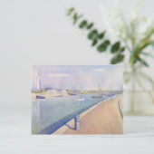 Carte Postale Georges Seurat - Le chenal des cimes (Debout devant)