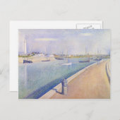 Carte Postale Georges Seurat - Le chenal des cimes (Devant / Derrière)