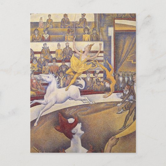 Carte Postale Georges Seurat - Le Cirque (Devant)
