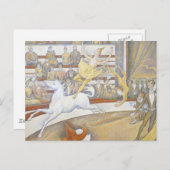 Carte Postale Georges Seurat - Le Cirque (Devant / Derrière)