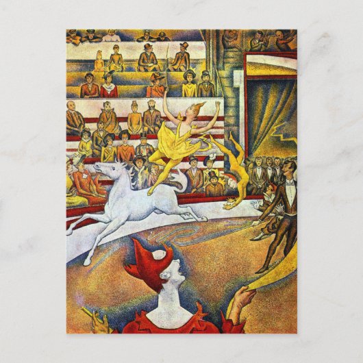Carte Postale Georges Seurat - Le Cirque (Devant)