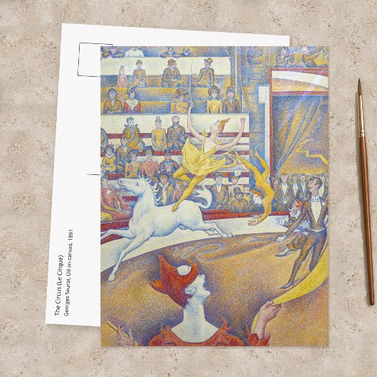 Carte Postale Georges Seurat - Le Cirque