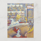 Carte Postale Georges Seurat - Le Cirque (Devant)