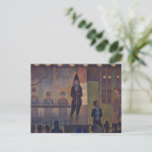 Carte Postale Georges Seurat - Parade de cirque (Debout devant)