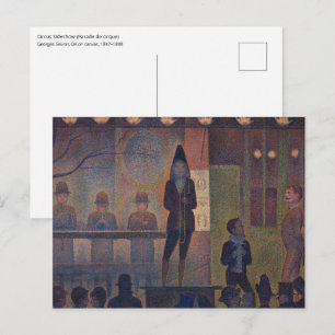Carte Postale Georges Seurat - Parade de cirque