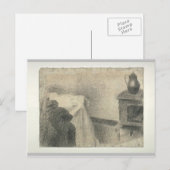 Carte Postale Georges Seurat - Partie du studio (Devant / Derrière)
