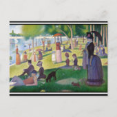 Carte Postale Georges Seurat - Un dimanche après-midi à l'île de (Devant)
