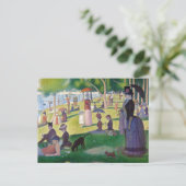 Carte Postale Georges Seurat - Un dimanche après-midi à l'Île de (Debout devant)