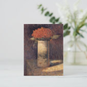 Carte Postale Georges Seurat - Vase des fleurs (Debout devant)