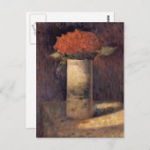 Carte Postale Georges Seurat - Vase des fleurs (Devant / Derrière)