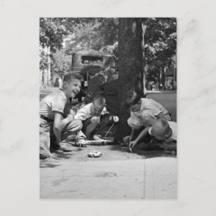 Carte Postale Georgetown Boys, années 1930