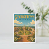 Carte Postale Georgetown Delaware The Circle GeoSaga (Debout devant)