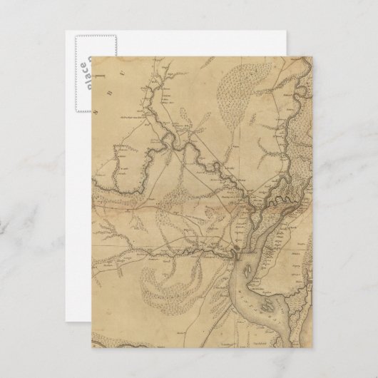 Carte Postale Georgetown District, Caroline du Sud (Devant / Derrière)