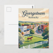 Carte Postale Georgetown, Kentucky (Devant / Derrière)