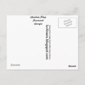 Carte Postale Georgia, Glendale Millinery Shop (Dos)