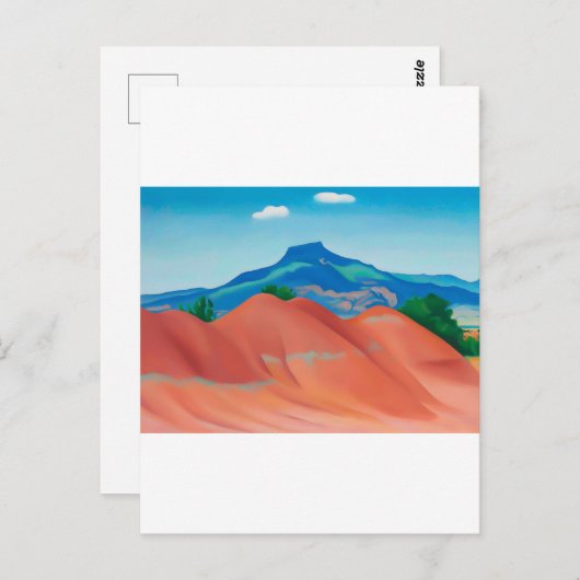 Carte Postale georgia o'keeffe (Devant / Derrière)