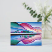 Carte Postale Georgia O'Keeffe, Lake George Reflection (1921) (Debout devant)