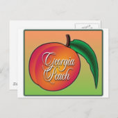 Carte Postale Georgia Peach (Devant / Derrière)