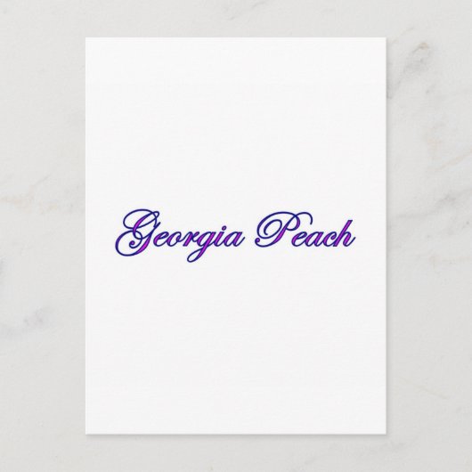 Carte Postale Georgia Peach (Devant)