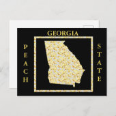 CARTE POSTALE GEORGIA PEACH STATE (Devant / Derrière)
