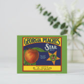 Carte Postale Georgia Peaches (Debout devant)