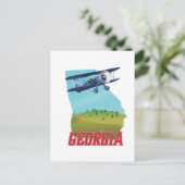 Carte Postale Georgia State USA Travel poster, (Debout devant)