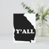 Carte Postale Georgia Yall (Debout devant)