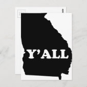 Carte Postale Georgia Yall (Devant / Derrière)
