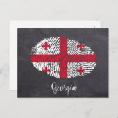 Carte Postale Géorgie (Devant / Derrière)